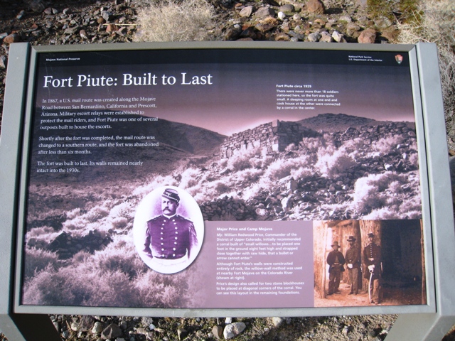 Fort Piute information - 12/02/2008 08:33 AM